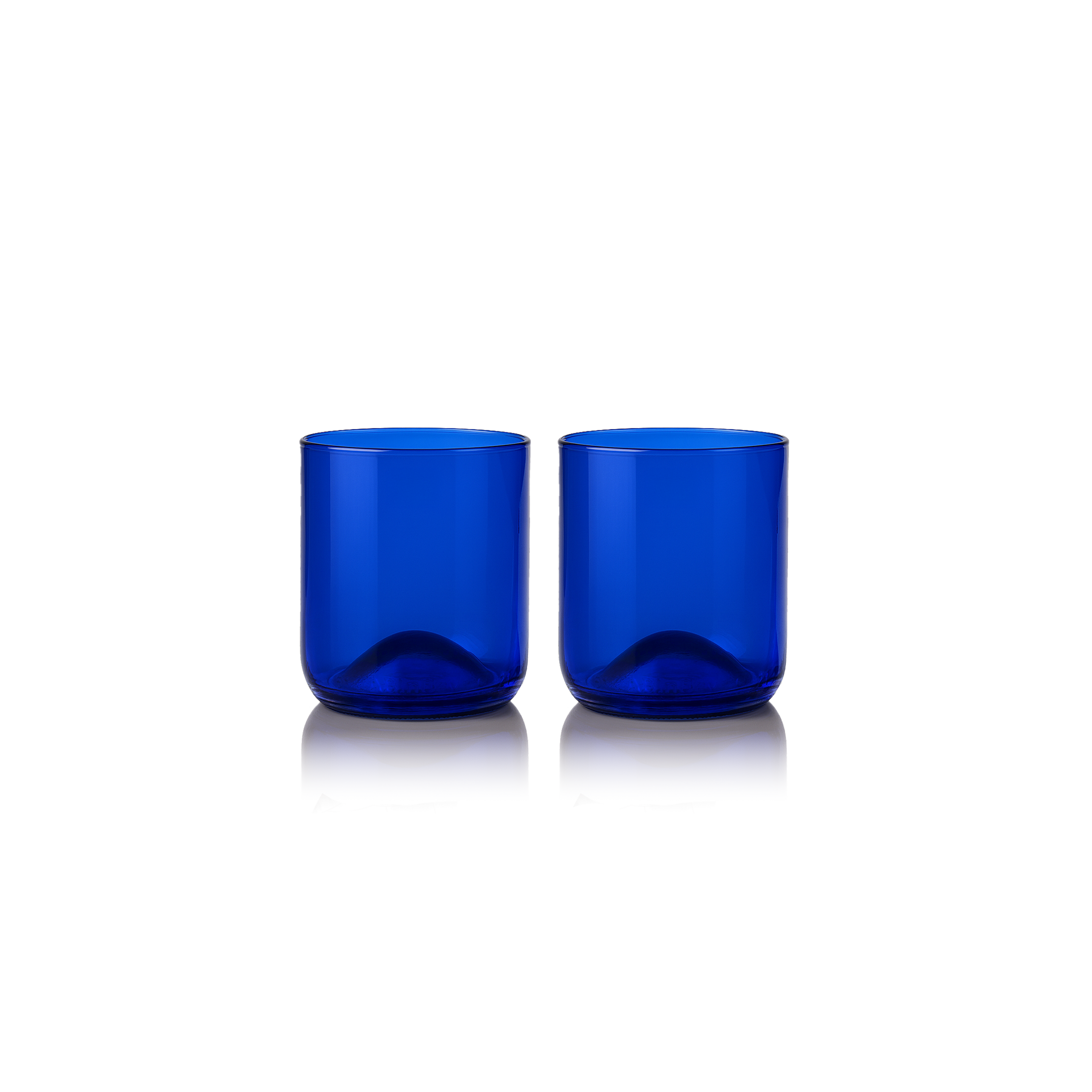 Set de 2 verres - Short Drink - Bleu